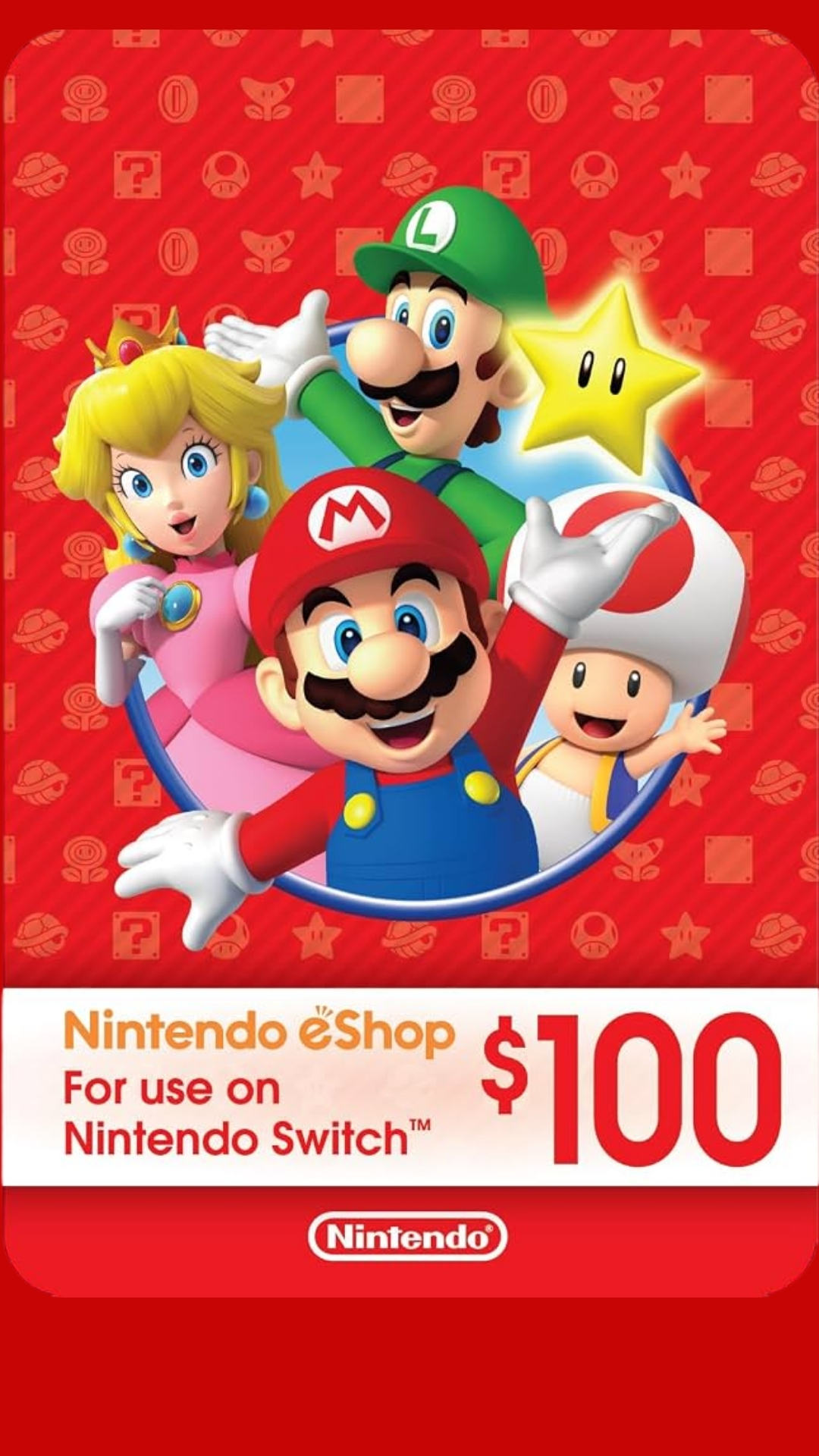 Gift Card de Nintendo $100
