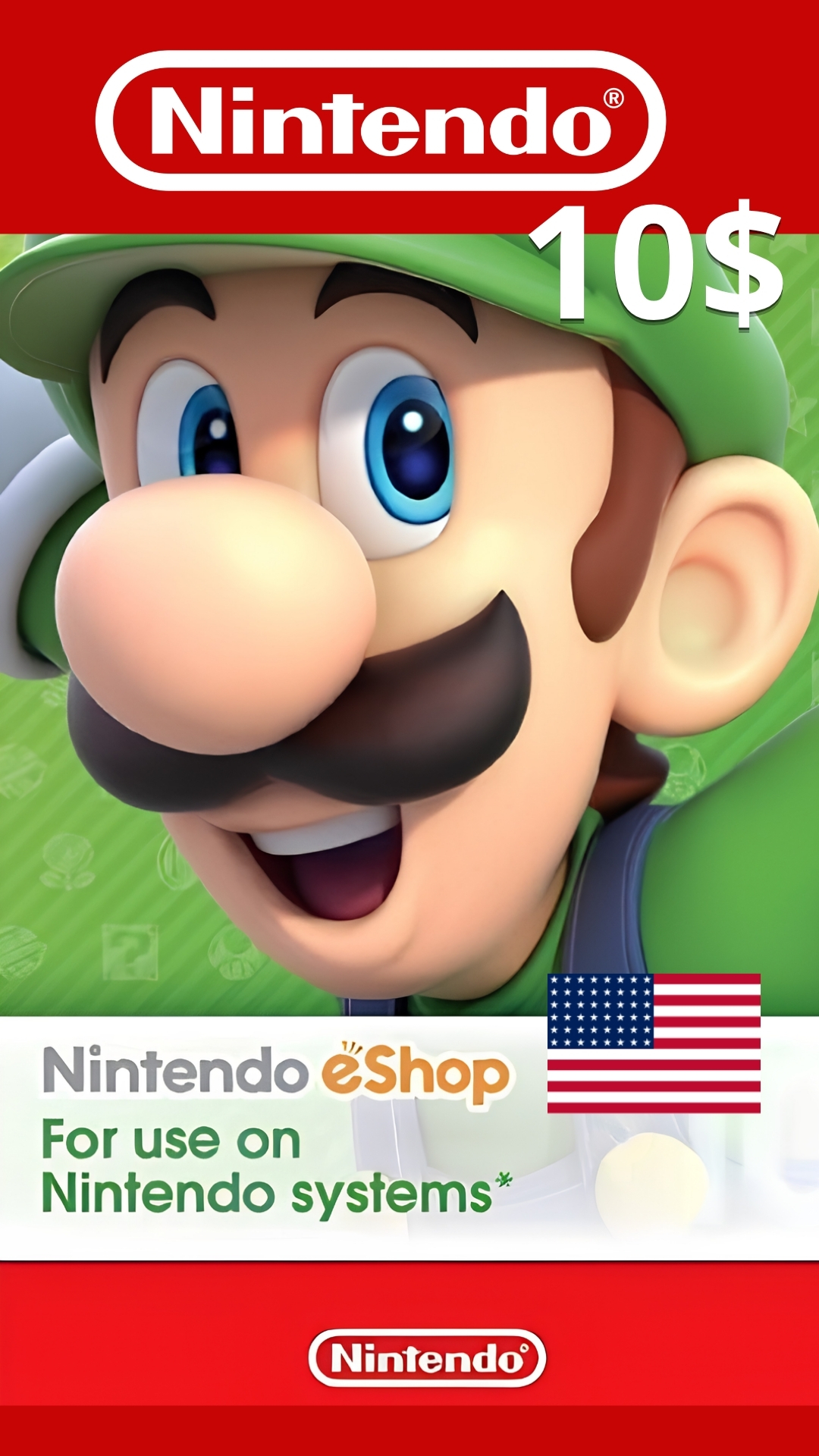 Gift Card de Nintendo $10