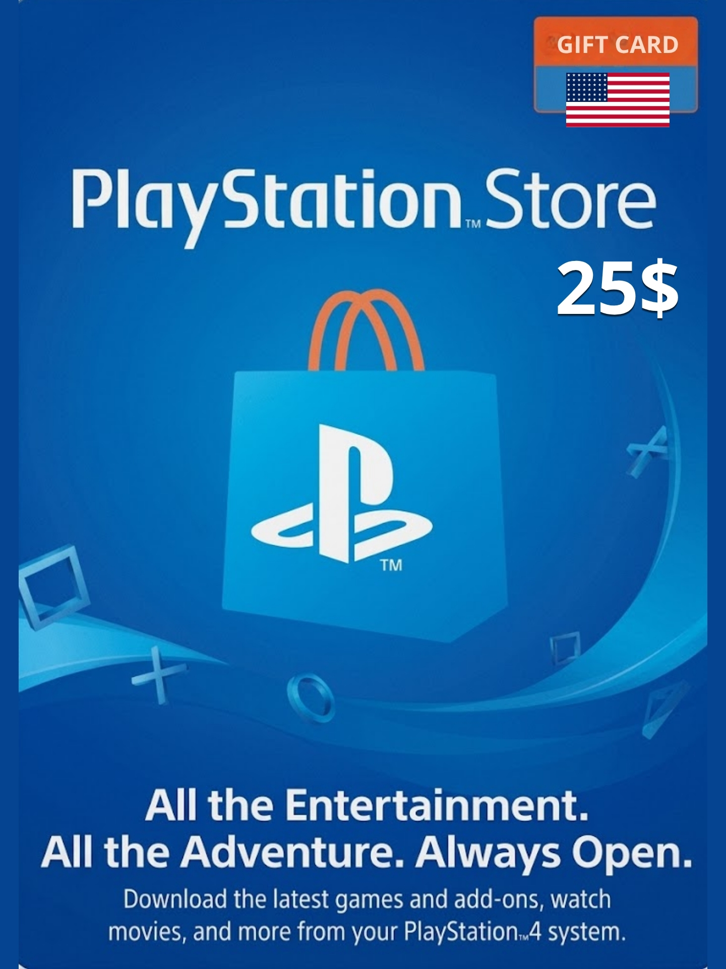 Gift Card de PlayStation $25